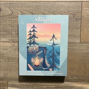 Villager Coastal Camping 1000 piece puzzle by Capri Sadler